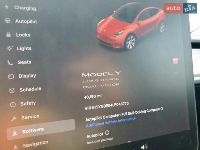 Тесла Model Y 2020 в Киеве на Automoto.ua Красный Тесла Model Y, объемом двигателя 0 л и пробегом 65 тыс. км за 8300 $, фото 8 на Automoto.ua