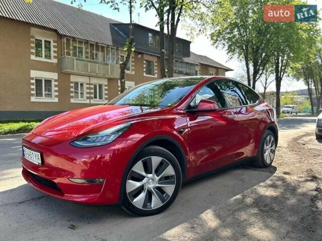 Красный Тесла Model Y, объемом двигателя 0 л и пробегом 97 тыс. км за 21300 $, фото 1 на Automoto.ua