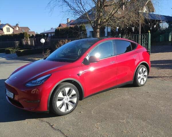Красный Тесла Model Y, объемом двигателя 0 л и пробегом 52 тыс. км за 24600 $, фото 5 на Automoto.ua