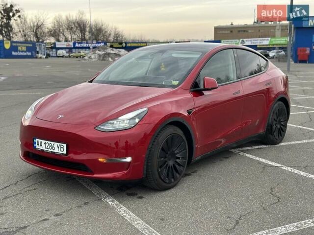 Красный Тесла Model Y, объемом двигателя 0 л и пробегом 50 тыс. км за 38500 $, фото 26 на Automoto.ua