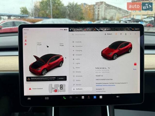 Червоний Тесла Model Y, об'ємом двигуна 0 л та пробігом 230 тис. км за 16200 $, фото 26 на Automoto.ua