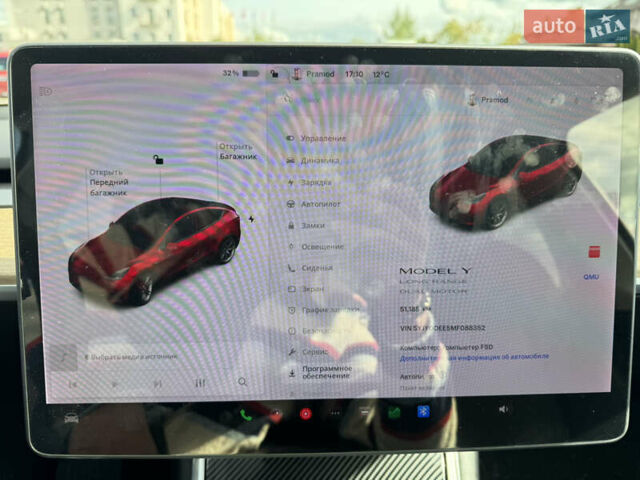 Червоний Тесла Model Y, об'ємом двигуна 0 л та пробігом 60 тис. км за 28500 $, фото 14 на Automoto.ua