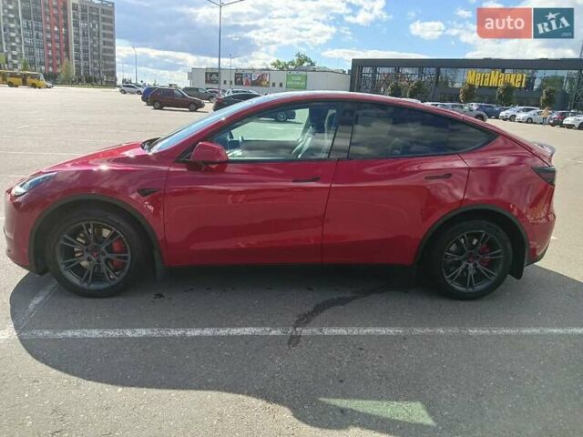 Красный Тесла Model Y, объемом двигателя 0 л и пробегом 70 тыс. км за 24500 $, фото 1 на Automoto.ua