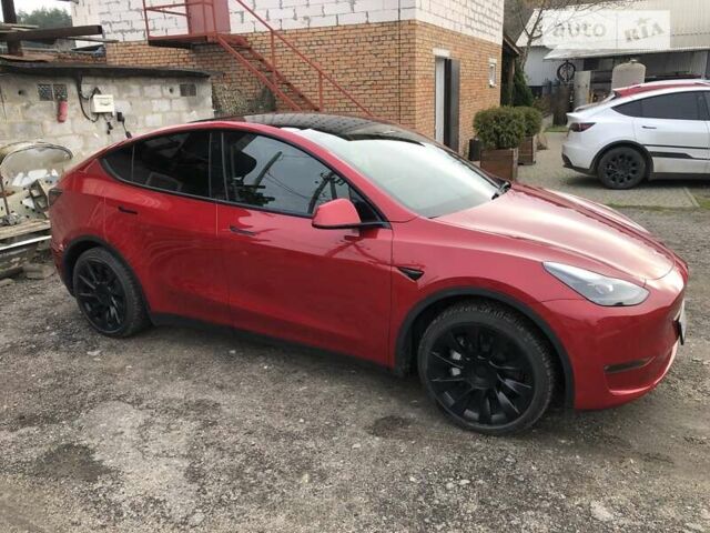 Красный Тесла Model Y, объемом двигателя 0 л и пробегом 35 тыс. км за 35000 $, фото 12 на Automoto.ua