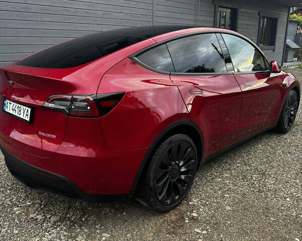 Красный Тесла Model Y, объемом двигателя 0 л и пробегом 59 тыс. км за 27500 $, фото 3 на Automoto.ua