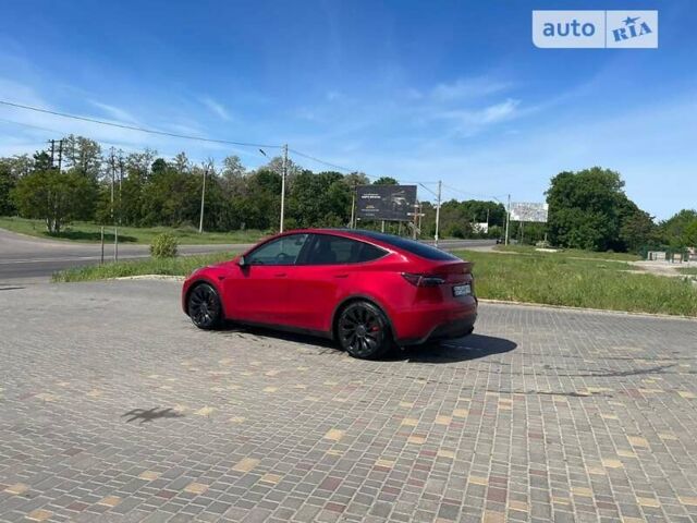 Красный Тесла Model Y, объемом двигателя 0 л и пробегом 157 тыс. км за 35900 $, фото 5 на Automoto.ua