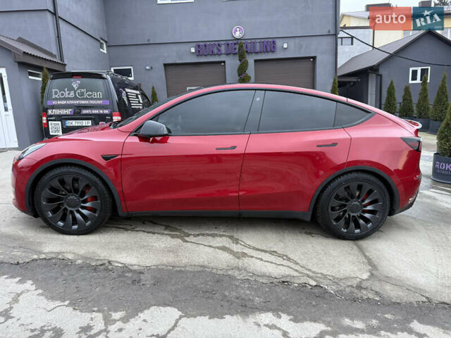 Красный Тесла Model Y, объемом двигателя 0 л и пробегом 140 тыс. км за 23000 $, фото 7 на Automoto.ua