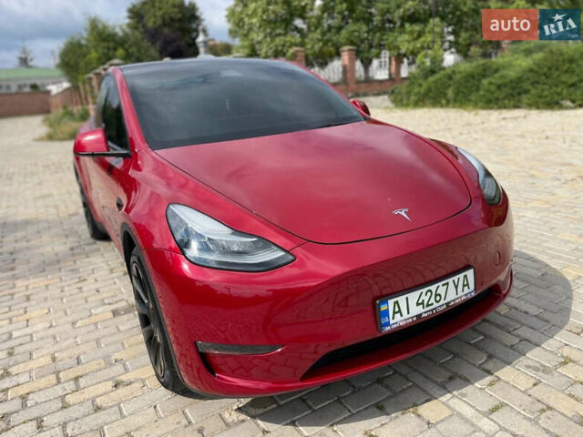 Красный Тесла Model Y, объемом двигателя 0 л и пробегом 78 тыс. км за 23999 $, фото 5 на Automoto.ua