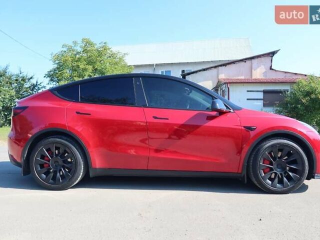 Красный Тесла Model Y, объемом двигателя 0 л и пробегом 85 тыс. км за 22200 $, фото 7 на Automoto.ua