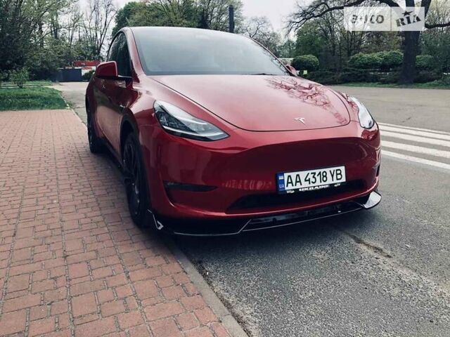 Красный Тесла Model Y, объемом двигателя 0 л и пробегом 73 тыс. км за 32500 $, фото 17 на Automoto.ua