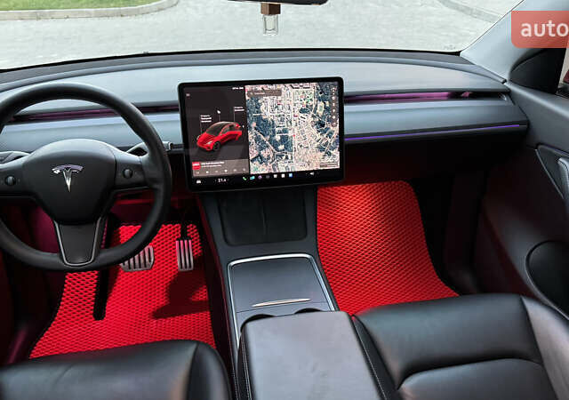 Тесла Model Y 2021 в Львове на Automoto.ua Красный Тесла Model Y, объемом двигателя 0 л и пробегом 55 тыс. км за 27000 $, фото 8 на Automoto.ua