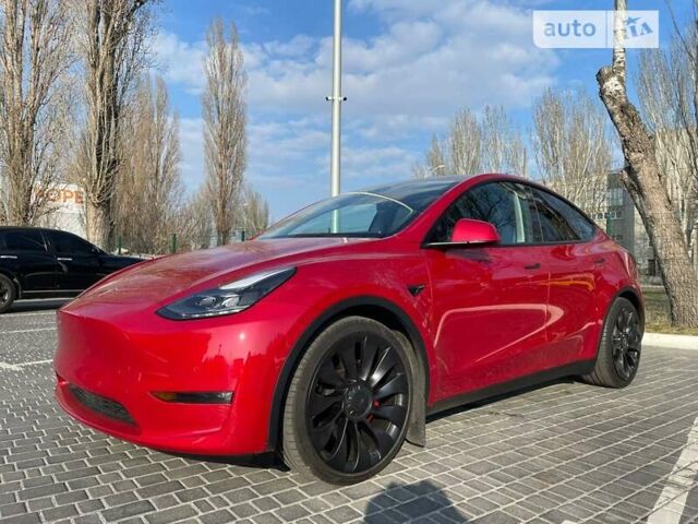 Красный Тесла Model Y, объемом двигателя 0 л и пробегом 157 тыс. км за 35900 $, фото 12 на Automoto.ua