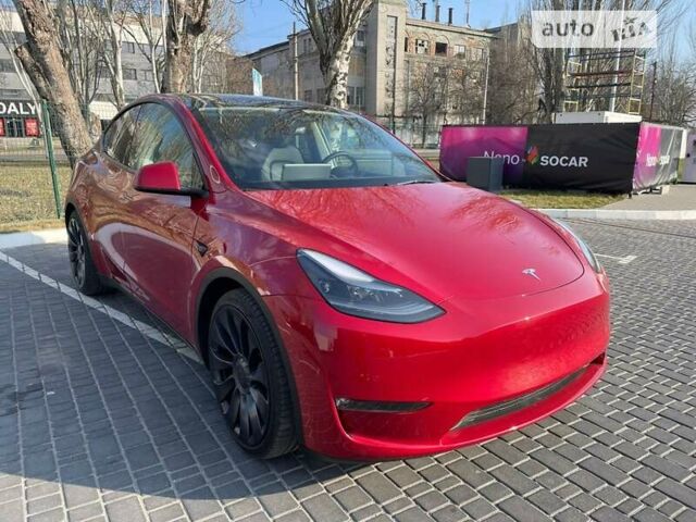 Красный Тесла Model Y, объемом двигателя 0 л и пробегом 157 тыс. км за 35900 $, фото 16 на Automoto.ua