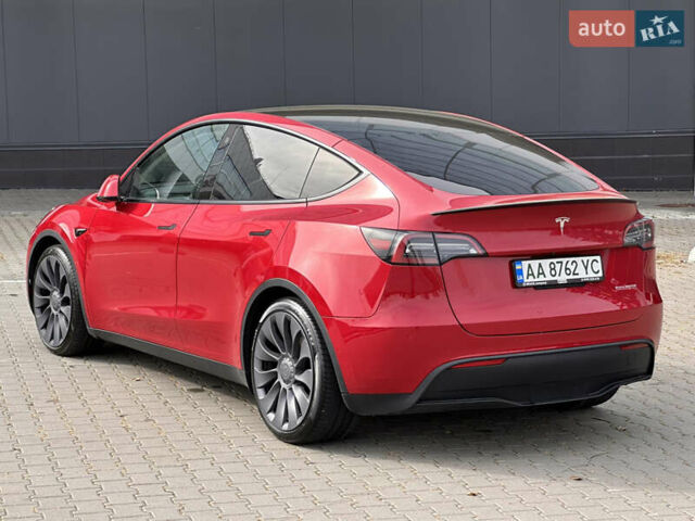 Тесла Model Y 2021 в Киеве на Automoto.ua Красный Тесла Model Y, объемом двигателя 0 л и пробегом 83 тыс. км за 24900 $, фото 8 на Automoto.ua