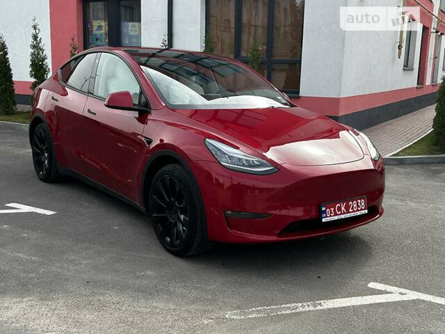 Червоний Тесла Model Y, об'ємом двигуна 0 л та пробігом 41 тис. км за 27000 $, фото 3 на Automoto.ua