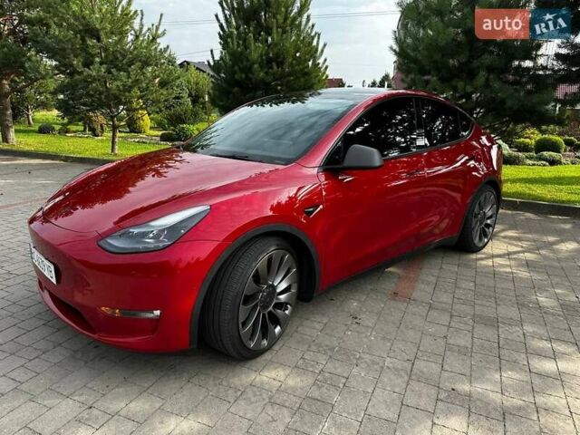 Красный Тесла Model Y, объемом двигателя 0 л и пробегом 191 тыс. км за 21700 $, фото 3 на Automoto.ua