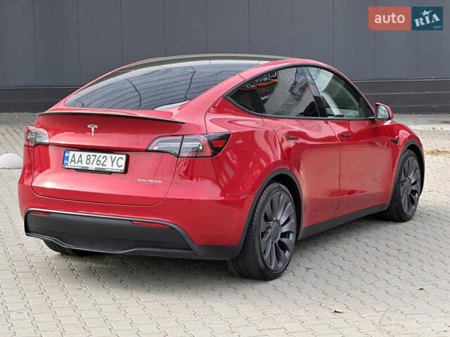 Тесла Model Y 2021 в Киеве на Automoto.ua Красный Тесла Model Y, объемом двигателя 0 л и пробегом 83 тыс. км за 24900 $, фото 10 на Automoto.ua