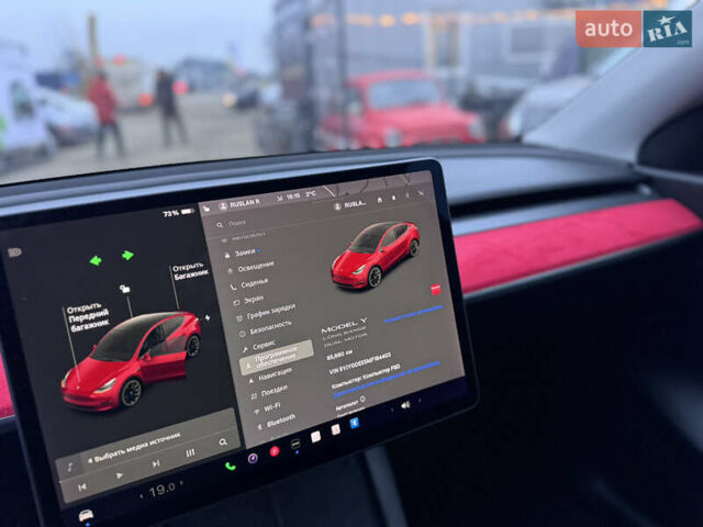 Красный Тесла Model Y, объемом двигателя 0 л и пробегом 85 тыс. км за 23500 $, фото 25 на Automoto.ua