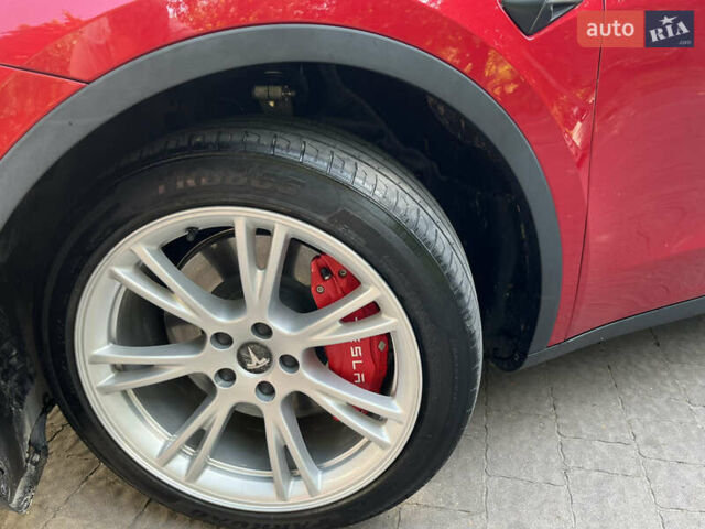 Красный Тесла Model Y, объемом двигателя 0 л и пробегом 127 тыс. км за 22499 $, фото 5 на Automoto.ua