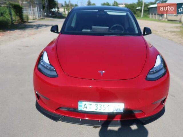 Красный Тесла Model Y, объемом двигателя 0 л и пробегом 85 тыс. км за 22200 $, фото 4 на Automoto.ua