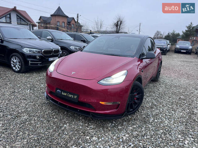 Красный Тесла Model Y, объемом двигателя 0 л и пробегом 85 тыс. км за 23500 $, фото 1 на Automoto.ua