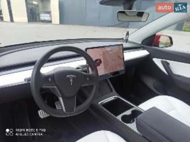 Красный Тесла Model Y, объемом двигателя 0 л и пробегом 74 тыс. км за 23600 $, фото 1 на Automoto.ua