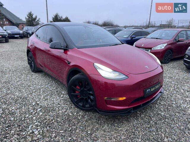 Красный Тесла Model Y, объемом двигателя 0 л и пробегом 85 тыс. км за 23500 $, фото 17 на Automoto.ua
