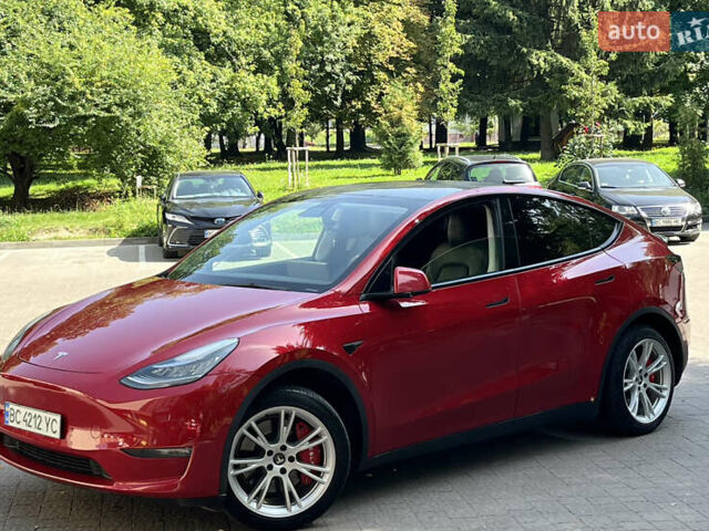 Красный Тесла Model Y, объемом двигателя 0 л и пробегом 127 тыс. км за 22499 $, фото 2 на Automoto.ua