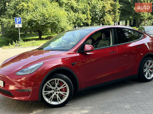 Красный Тесла Model Y, объемом двигателя 0 л и пробегом 127 тыс. км за 22499 $, фото 3 на Automoto.ua