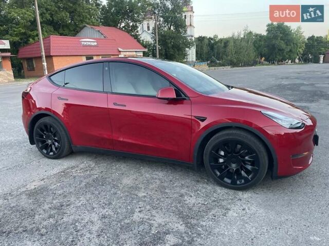 Красный Тесла Model Y, объемом двигателя 0 л и пробегом 81 тыс. км за 27500 $, фото 6 на Automoto.ua