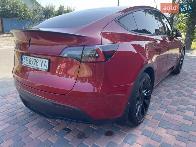 Красный Тесла Model Y, объемом двигателя 0 л и пробегом 81 тыс. км за 27500 $, фото 4 на Automoto.ua