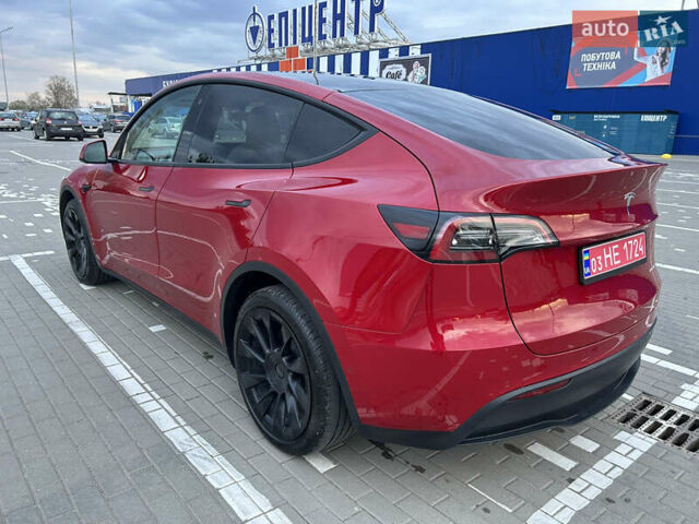 Красный Тесла Model Y, объемом двигателя 0 л и пробегом 82 тыс. км за 23900 $, фото 8 на Automoto.ua
