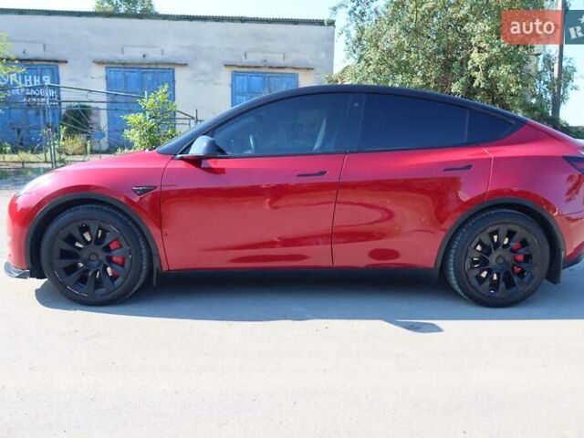 Красный Тесла Model Y, объемом двигателя 0 л и пробегом 85 тыс. км за 22200 $, фото 2 на Automoto.ua