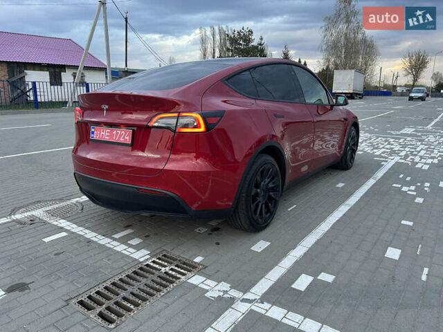 Красный Тесла Model Y, объемом двигателя 0 л и пробегом 82 тыс. км за 23900 $, фото 5 на Automoto.ua