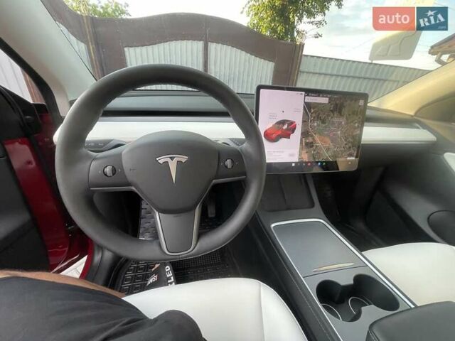 Красный Тесла Model Y, объемом двигателя 0 л и пробегом 81 тыс. км за 27500 $, фото 31 на Automoto.ua