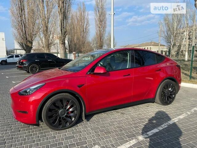 Красный Тесла Model Y, объемом двигателя 0 л и пробегом 157 тыс. км за 35900 $, фото 8 на Automoto.ua