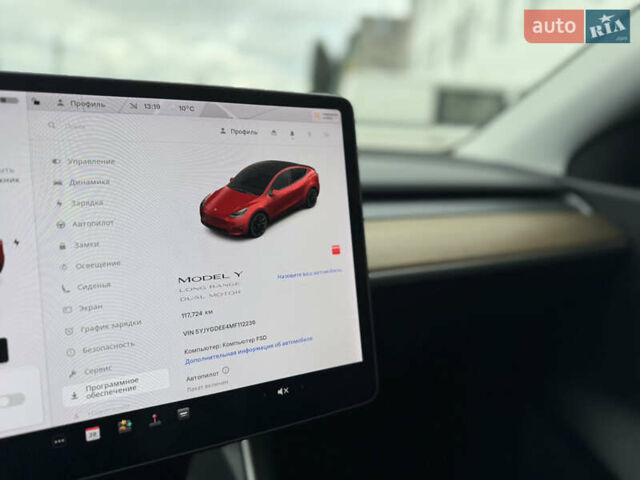 Червоний Тесла Model Y, об'ємом двигуна 0 л та пробігом 117 тис. км за 19500 $, фото 22 на Automoto.ua