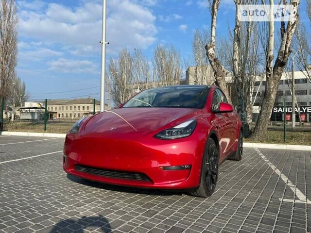 Красный Тесла Model Y, объемом двигателя 0 л и пробегом 157 тыс. км за 35900 $, фото 11 на Automoto.ua