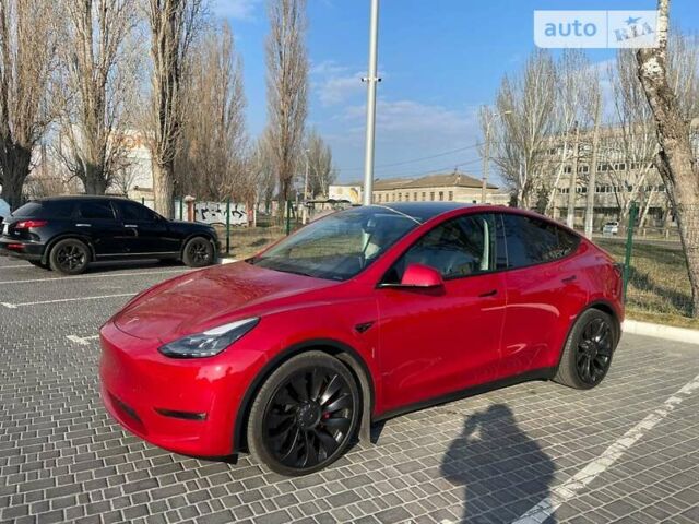 Красный Тесла Model Y, объемом двигателя 0 л и пробегом 157 тыс. км за 35900 $, фото 27 на Automoto.ua