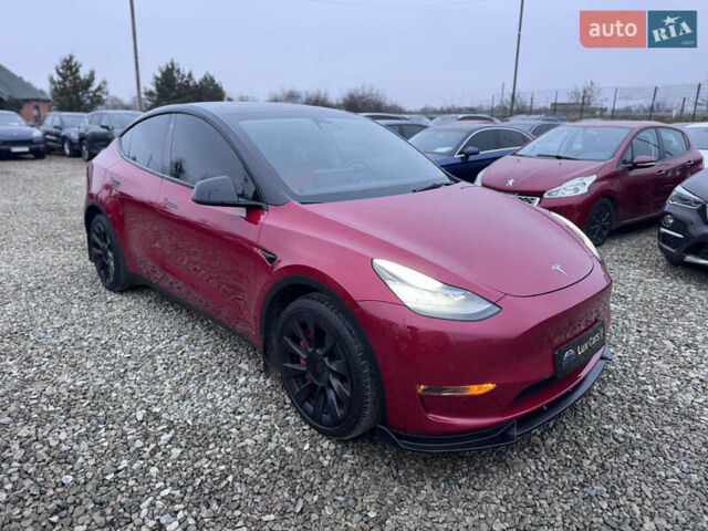 Красный Тесла Model Y, объемом двигателя 0 л и пробегом 85 тыс. км за 23500 $, фото 16 на Automoto.ua