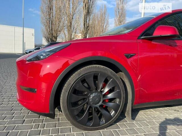 Красный Тесла Model Y, объемом двигателя 0 л и пробегом 157 тыс. км за 35900 $, фото 33 на Automoto.ua