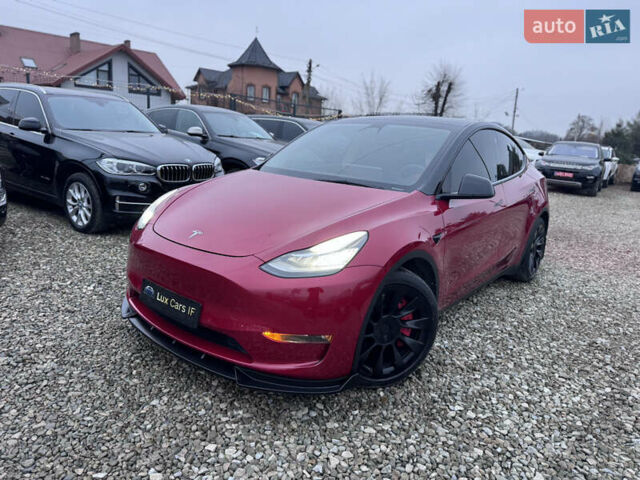 Красный Тесла Model Y, объемом двигателя 0 л и пробегом 85 тыс. км за 23500 $, фото 2 на Automoto.ua