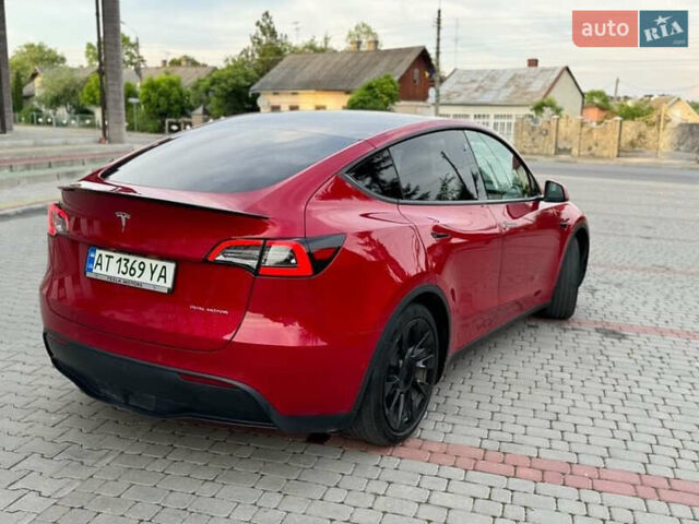 Красный Тесла Model Y, объемом двигателя 0 л и пробегом 38 тыс. км за 28999 $, фото 3 на Automoto.ua