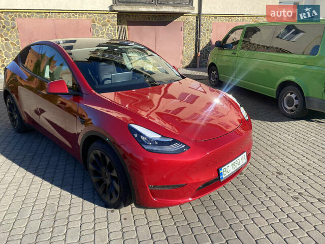 Червоний Тесла Model Y, об'ємом двигуна 0 л та пробігом 29 тис. км за 25750 $, фото 20 на Automoto.ua