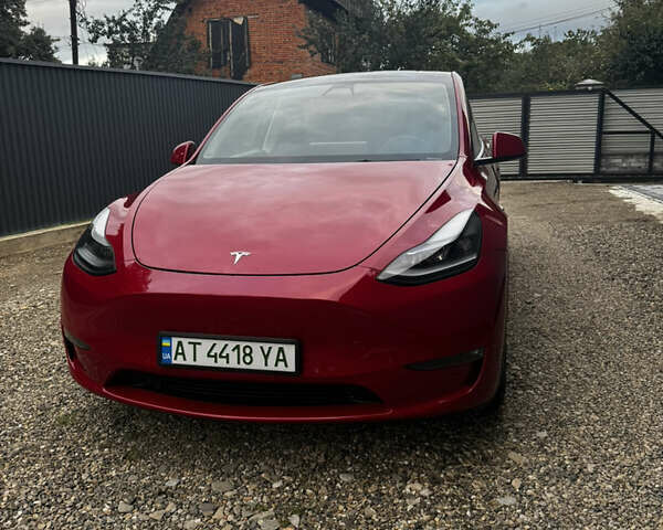 Красный Тесла Model Y, объемом двигателя 0 л и пробегом 59 тыс. км за 27500 $, фото 1 на Automoto.ua