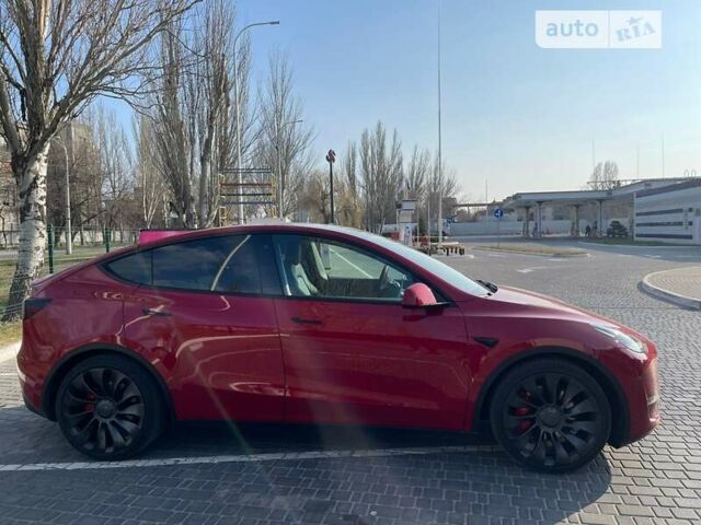 Красный Тесла Model Y, объемом двигателя 0 л и пробегом 157 тыс. км за 35900 $, фото 24 на Automoto.ua