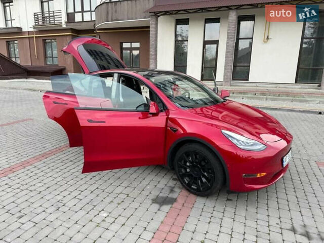 Красный Тесла Model Y, объемом двигателя 0 л и пробегом 38 тыс. км за 28999 $, фото 11 на Automoto.ua