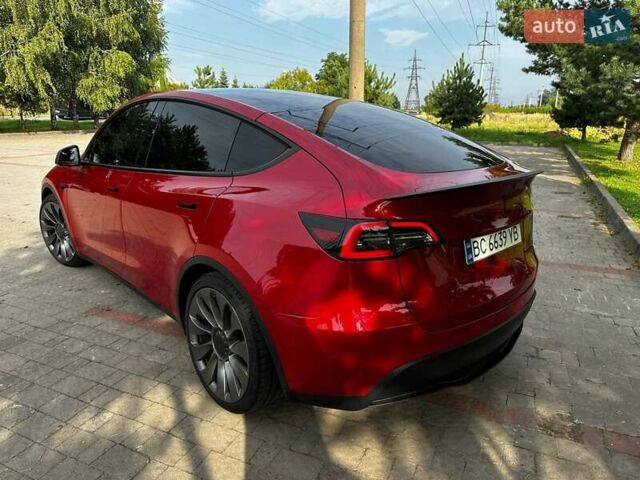 Красный Тесла Model Y, объемом двигателя 0 л и пробегом 191 тыс. км за 21700 $, фото 1 на Automoto.ua