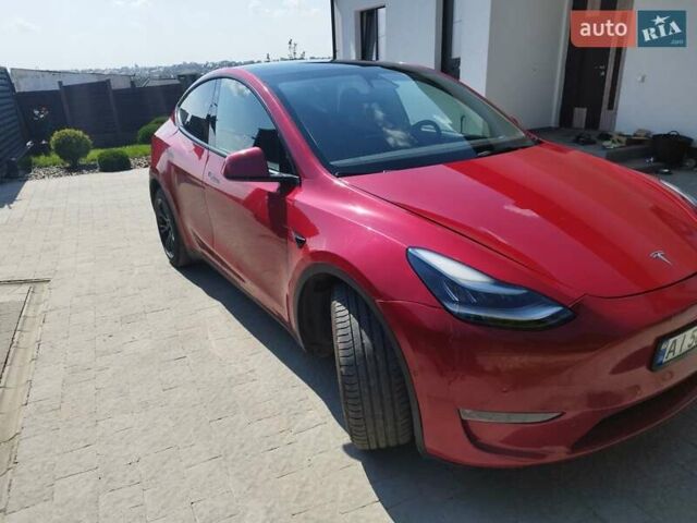 Красный Тесла Model Y, объемом двигателя 0 л и пробегом 102 тыс. км за 22500 $, фото 1 на Automoto.ua