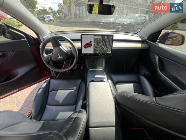 Красный Тесла Model Y, объемом двигателя 0 л и пробегом 46 тыс. км за 26000 $, фото 9 на Automoto.ua